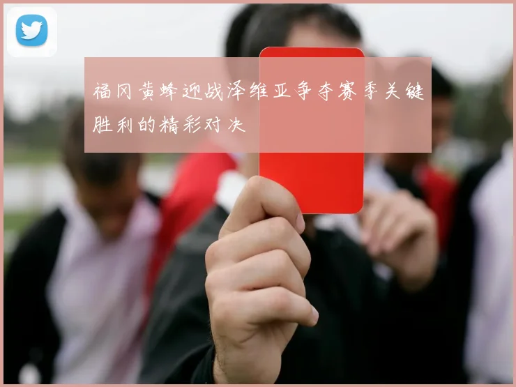 福冈黄蜂迎战泽维亚争夺赛季关键胜利的精彩对决